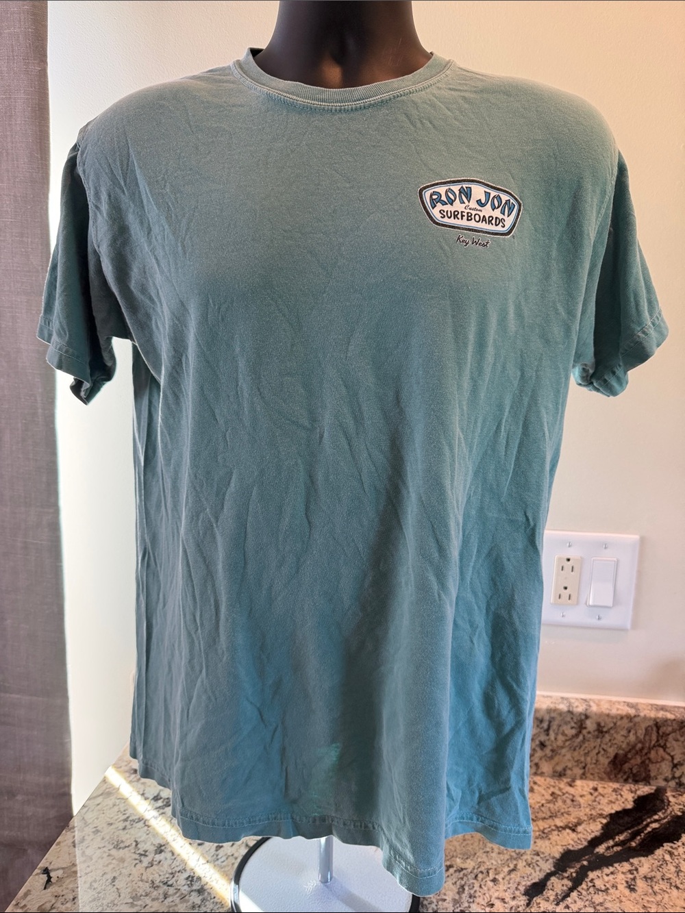 Ron Jon Teal Surf Logo Short Sleeve Tee